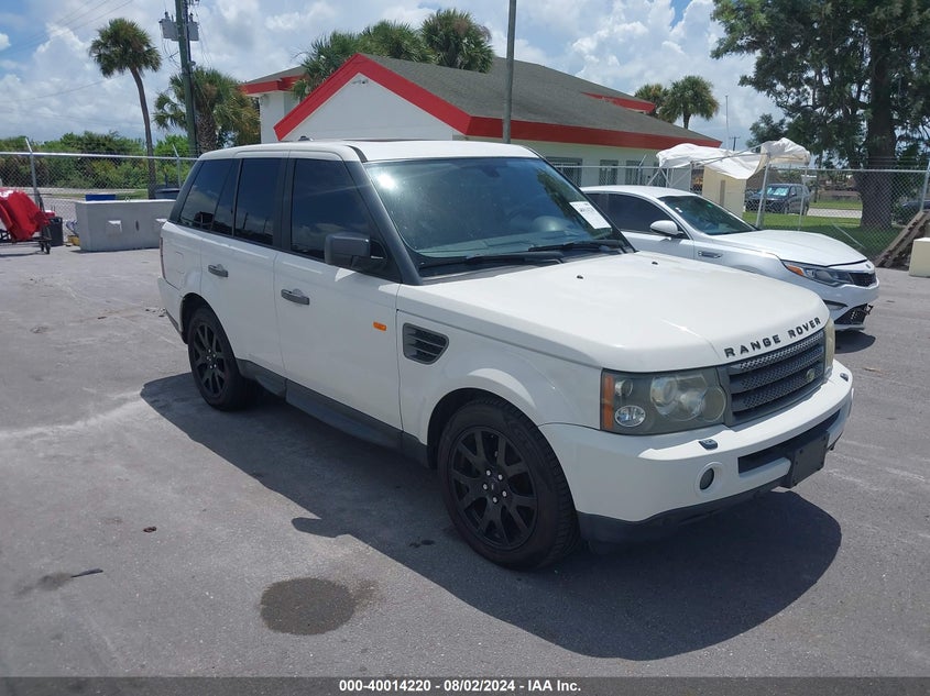 2008 LAND ROVER RANGE ROVER SPORT VIN: JN8AS5MV0DW150229