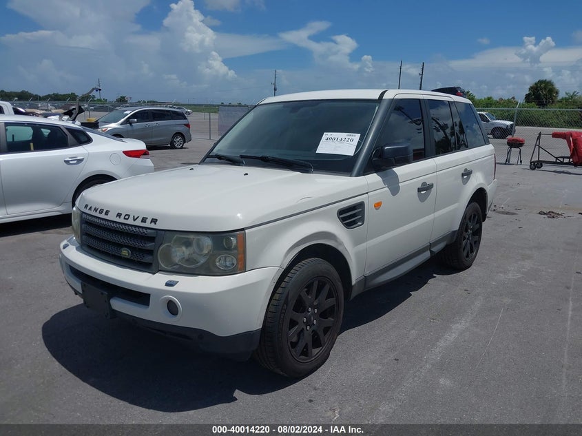 2008 LAND ROVER RANGE ROVER SPORT VIN: JN8AS5MV0DW150229