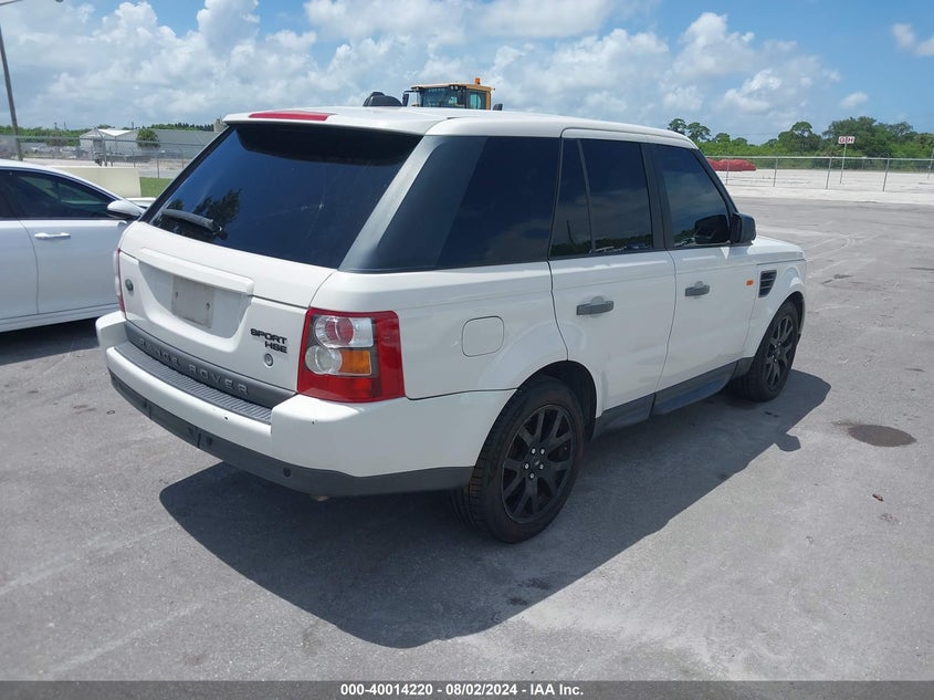 2008 LAND ROVER RANGE ROVER SPORT VIN: JN8AS5MV0DW150229