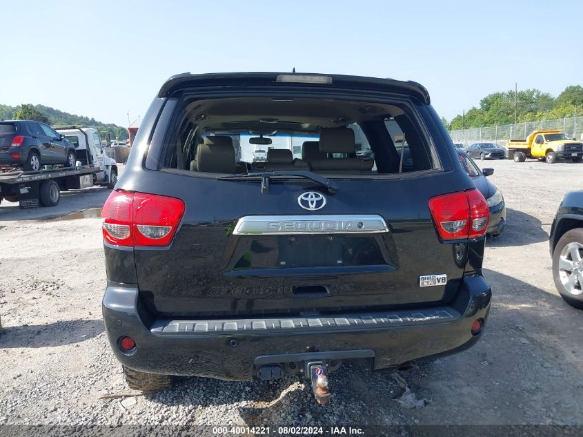 2012 Toyota Sequoia Limited 5.7L V8 VIN: 5TDJY5G12CS066205 Lot: 40014221