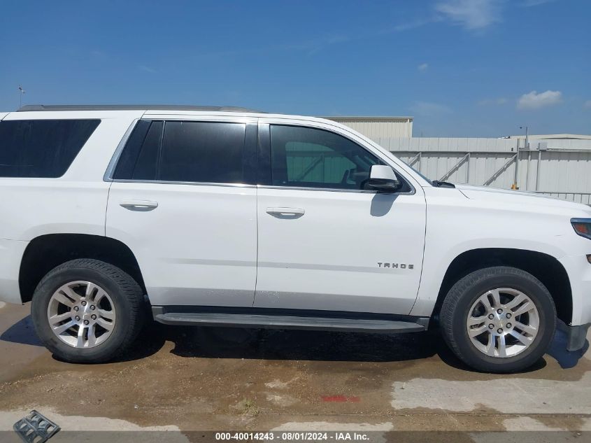 2017 Chevrolet Tahoe C1500 Ls VIN: 1GNSCAEC3HR216397 Lot: 40014243