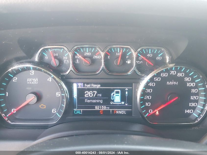 2017 Chevrolet Tahoe C1500 Ls VIN: 1GNSCAEC3HR216397 Lot: 40014243