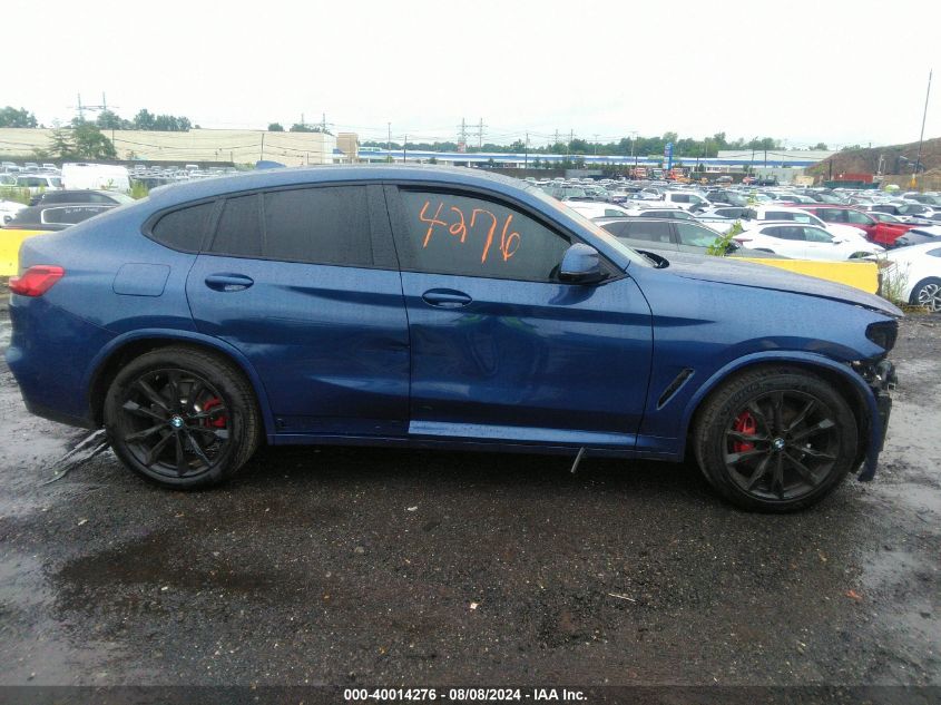 2021 BMW X4 M40I VIN: 5UX2V5C05M9H61404 Lot: 40014276