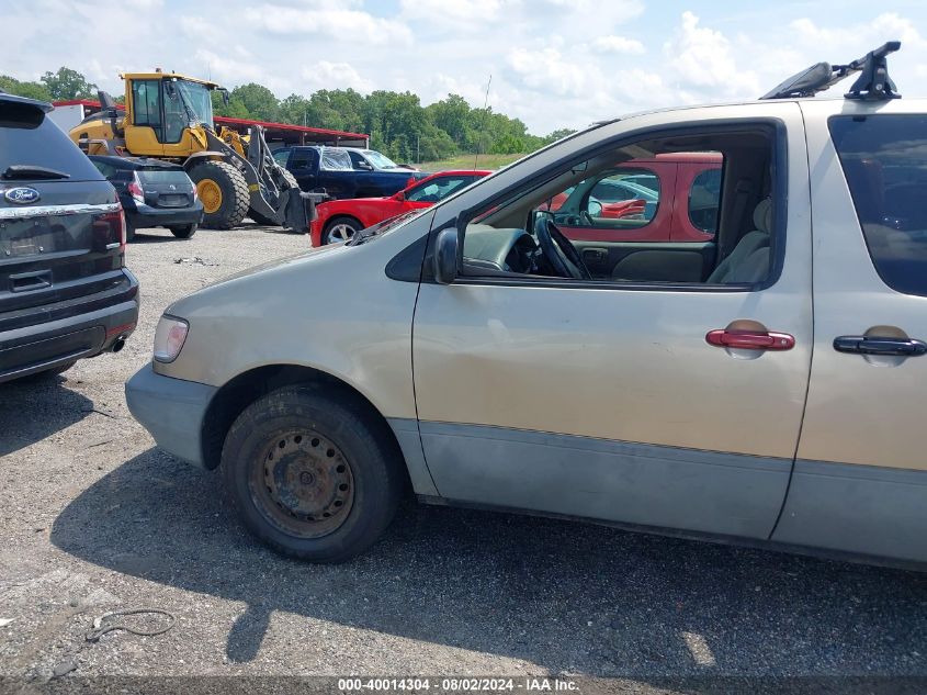 2000 Toyota Sienna Ce VIN: 4T3ZF19C7YU224270 Lot: 40014304