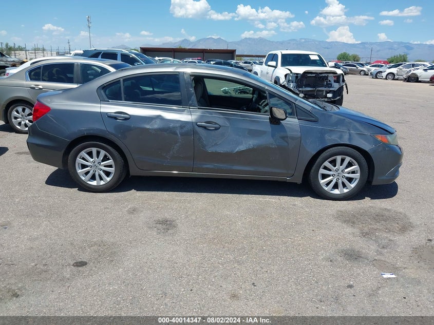 2012 HONDA CIVIC VIN: JM1BL1L76C1600812