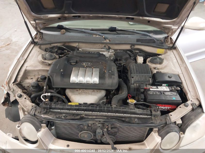 2004 Kia Optima Ex/Lx VIN: KNAGD126245282870 Lot: 40014348