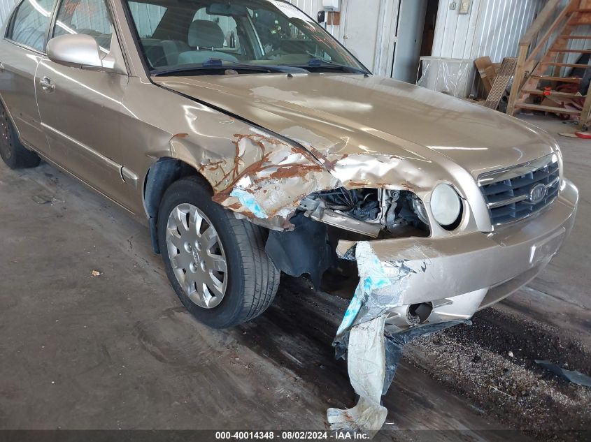 2004 Kia Optima Ex/Lx VIN: KNAGD126245282870 Lot: 40014348