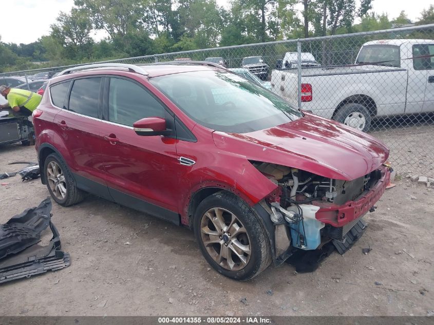 2014 Ford Escape Titanium VIN: 1FMCU0J97EUD75555 Lot: 40014355