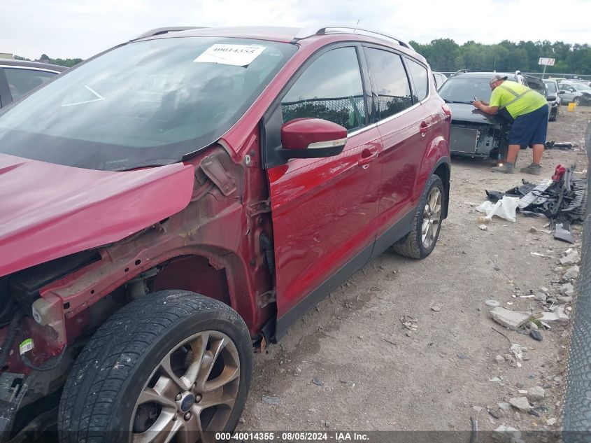 2014 Ford Escape Titanium VIN: 1FMCU0J97EUD75555 Lot: 40014355