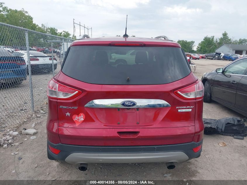2014 Ford Escape Titanium VIN: 1FMCU0J97EUD75555 Lot: 40014355