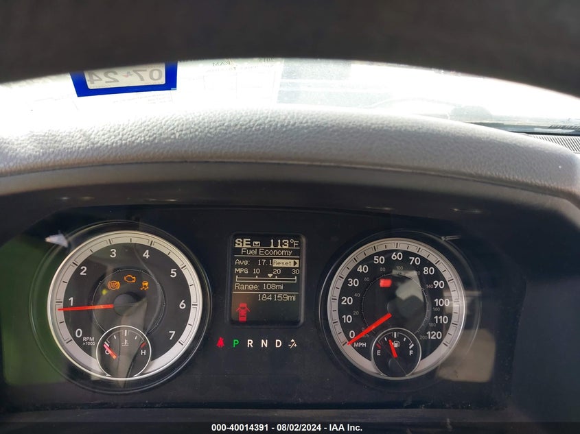 2015 RAM 1500 VIN: 2C3CDXHG3NH132656