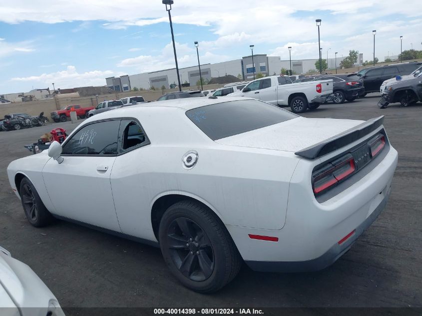 2015 Dodge Challenger Sxt VIN: 2C3CDZAGXFH706709 Lot: 40014398