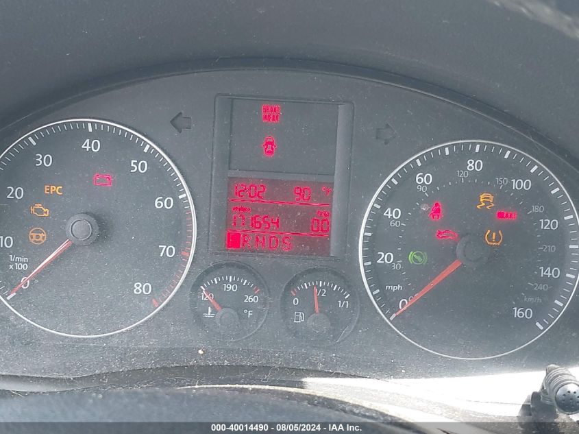 2009 Volkswagen Jetta Se/Sel VIN: 3VWRM71K69M035718 Lot: 40014490