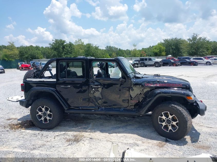 2021 Jeep Wrangler Unlimited Rubicon 4X4 VIN: 1C4HJXFN3MW764326 Lot: 40014498