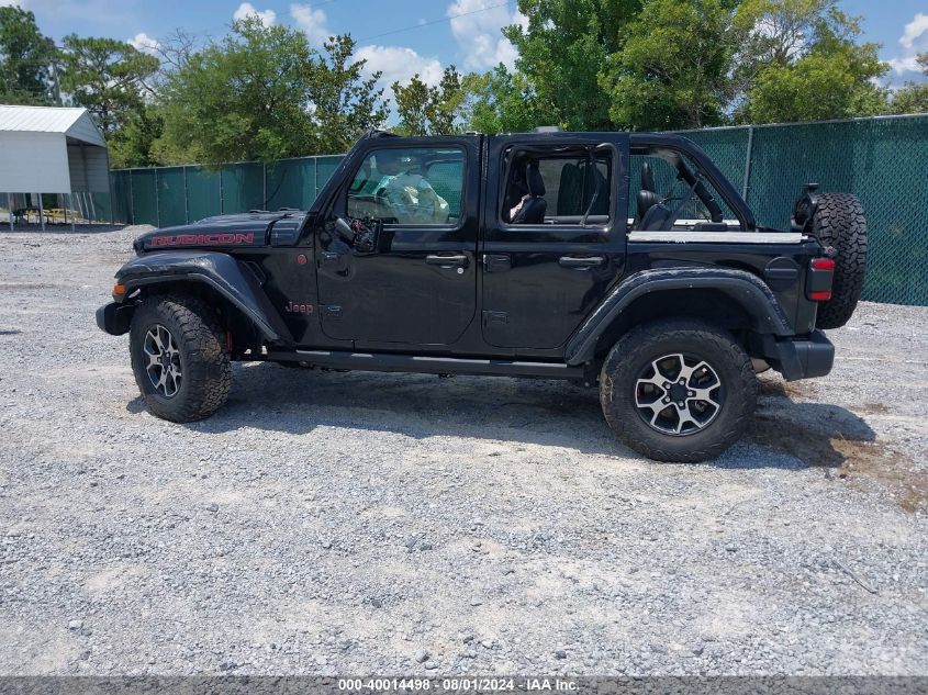 2021 Jeep Wrangler Unlimited Rubicon 4X4 VIN: 1C4HJXFN3MW764326 Lot: 40014498