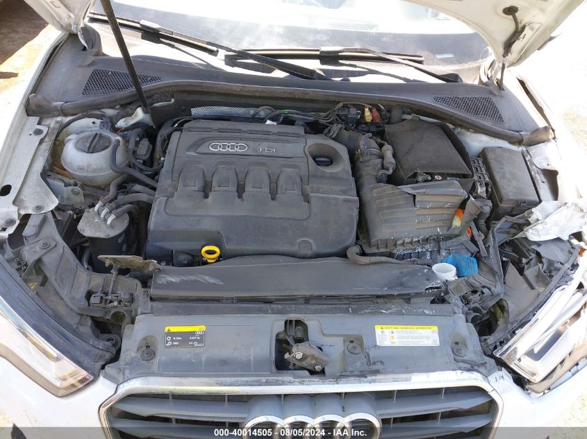 2015 Audi A3 2.0 Tdi Premium VIN: WAUAJGFF2F1104513 Lot: 40014505