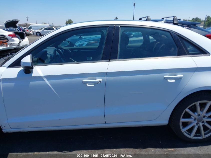 2015 Audi A3 2.0 Tdi Premium VIN: WAUAJGFF2F1104513 Lot: 40014505