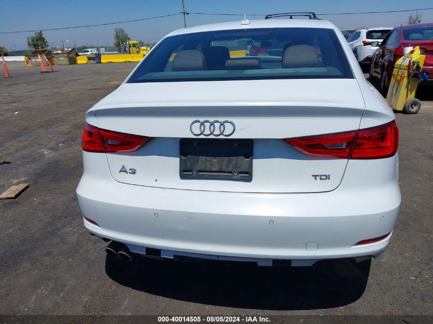 2015 Audi A3 2.0 Tdi Premium VIN: WAUAJGFF2F1104513 Lot: 40014505