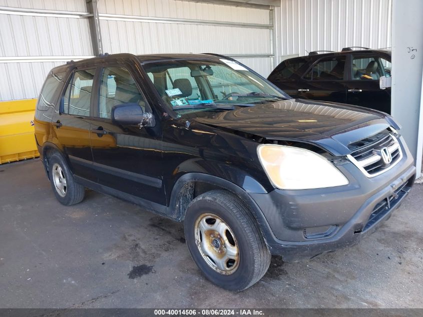 2003 Honda Cr-V Lx VIN: SHSRD78463U102896 Lot: 40014506