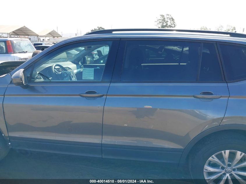 2020 Volkswagen Tiguan S VIN: 3VV1B7AXXLM134052 Lot: 40014510