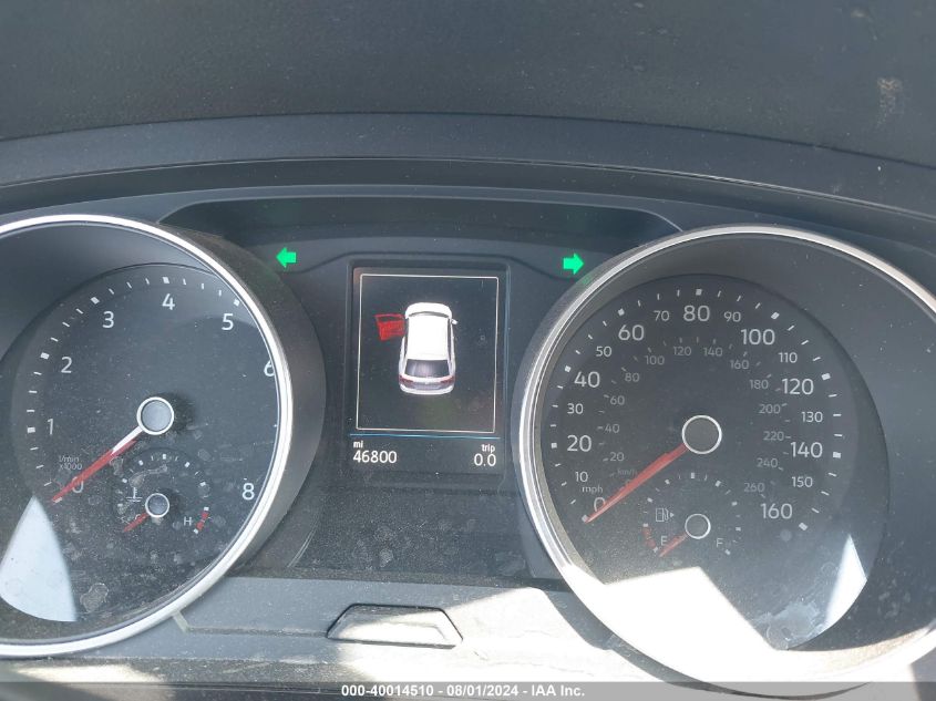 2020 Volkswagen Tiguan S VIN: 3VV1B7AXXLM134052 Lot: 40014510