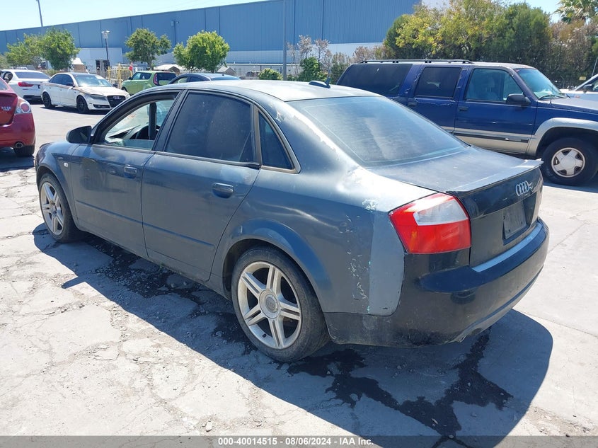 2005 AUDI A4 VIN: JTDACACU1R3014579