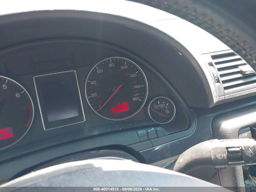 2005 AUDI A4 VIN: JTDACACU1R3014579