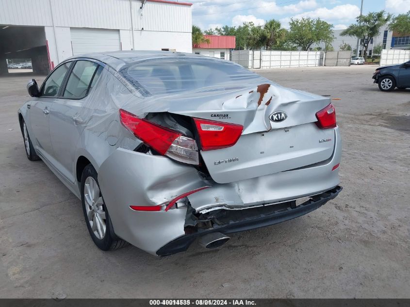 2015 Kia Optima Ex VIN: 5XXGN4A75FG394444 Lot: 40014535