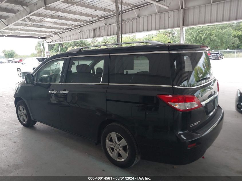 2014 Nissan Quest Sv VIN: JN8AE2KP6E9106388 Lot: 40014561