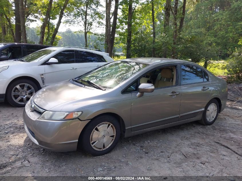 JHMFA36298S022756 | 2008 HONDA CIVIC HYBRID