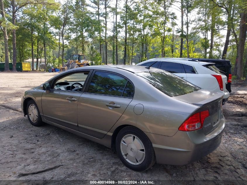 JHMFA36298S022756 | 2008 HONDA CIVIC HYBRID