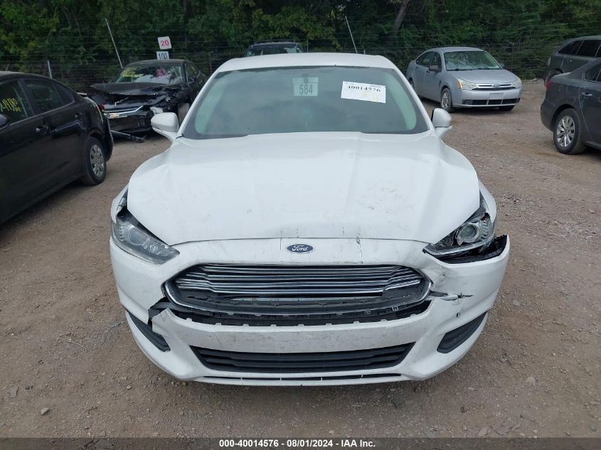 2016 Ford Fusion Se VIN: 3FA6P0HD1GR261103 Lot: 40014576