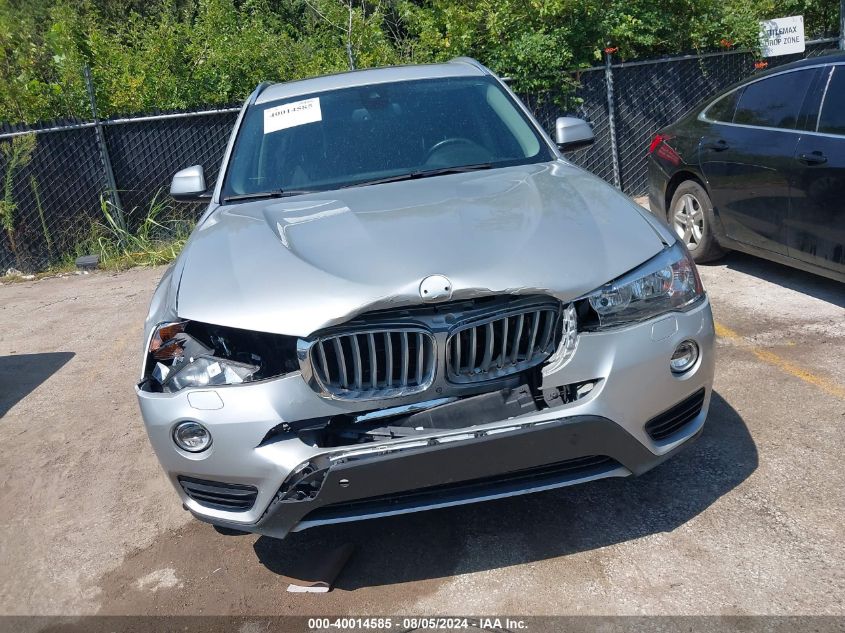 2017 BMW X3 Sdrive28I VIN: 5UXWZ7C33H0V86475 Lot: 40014585