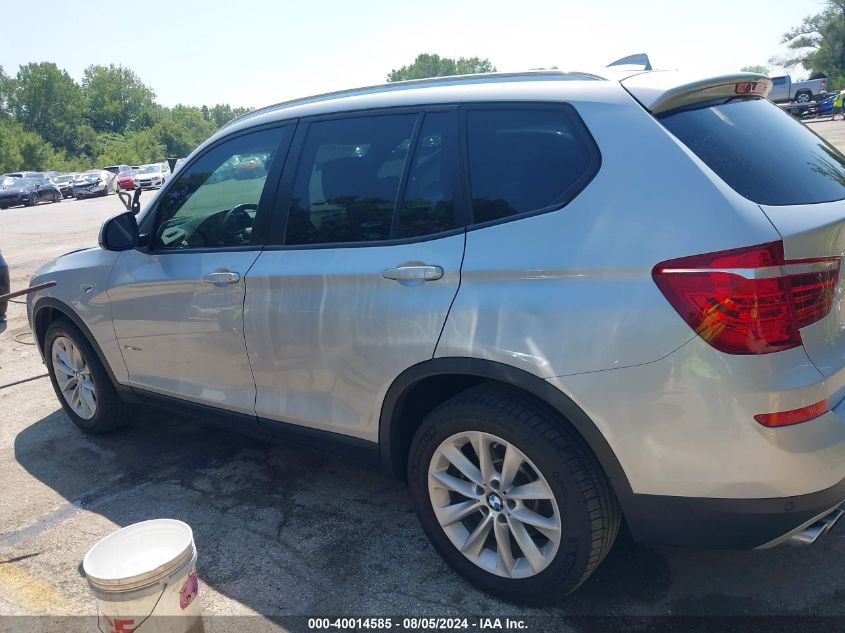 2017 BMW X3 Sdrive28I VIN: 5UXWZ7C33H0V86475 Lot: 40014585