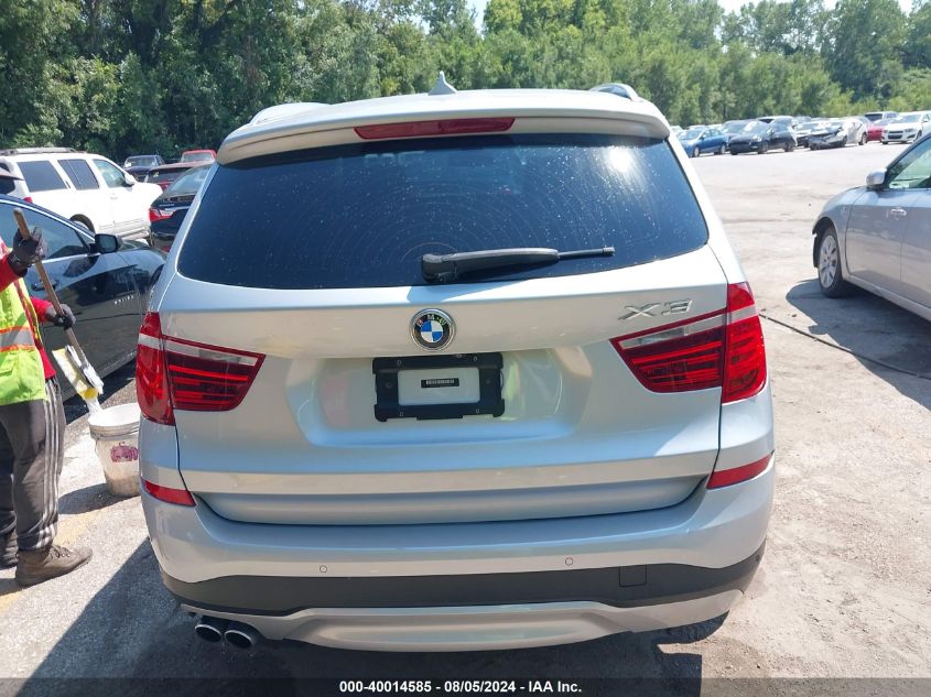 2017 BMW X3 Sdrive28I VIN: 5UXWZ7C33H0V86475 Lot: 40014585