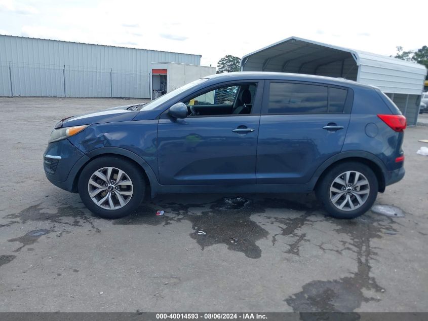 2015 Kia Sportage Lx VIN: KNDPB3AC3F7771426 Lot: 40014593