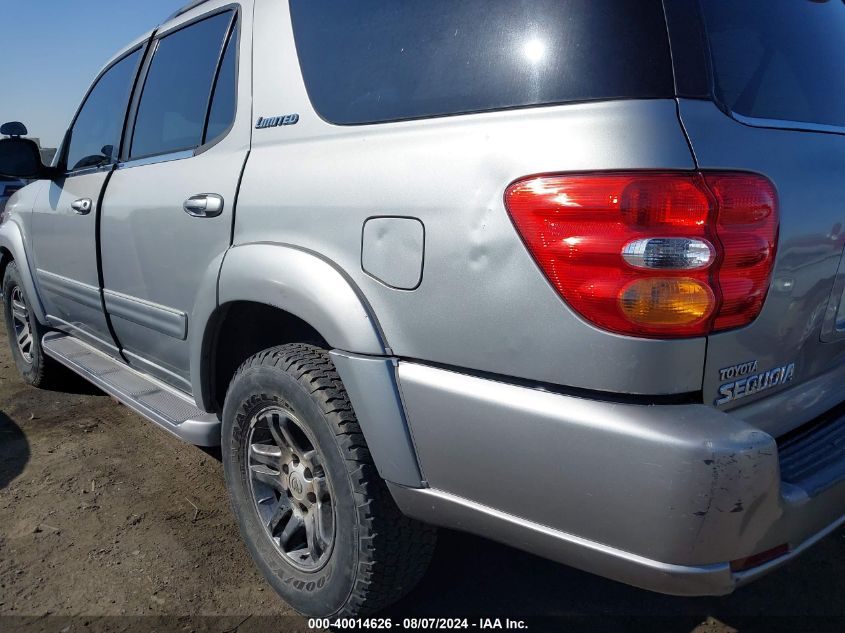 2003 Toyota Sequoia Limited V8 VIN: 5TDZT38A13S173248 Lot: 40014626