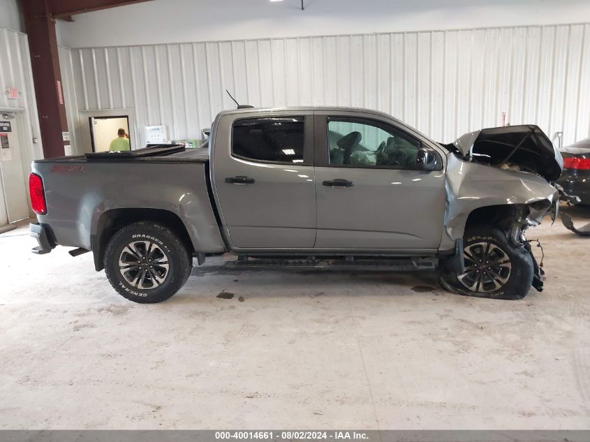 2021 Chevrolet Colorado 4Wd Short Box Z71 VIN: 1GCGTDEN4M1163459 Lot: 40014661