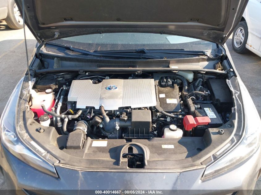 2019 Toyota Prius Le VIN: JTDKARFU4K3078187 Lot: 40014667