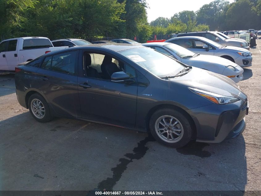 2019 Toyota Prius Le VIN: JTDKARFU4K3078187 Lot: 40014667