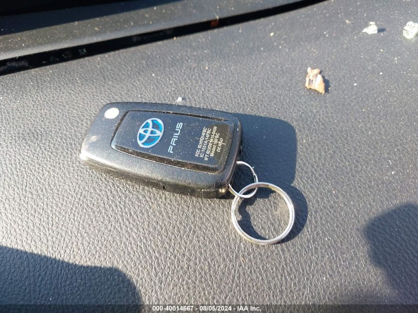 2019 Toyota Prius Le VIN: JTDKARFU4K3078187 Lot: 40014667