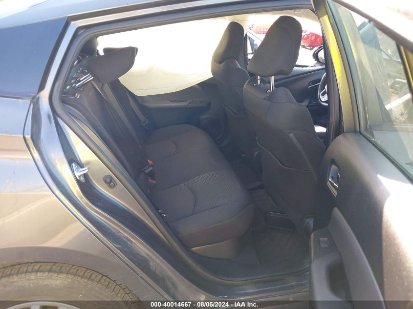 2019 Toyota Prius Le VIN: JTDKARFU4K3078187 Lot: 40014667