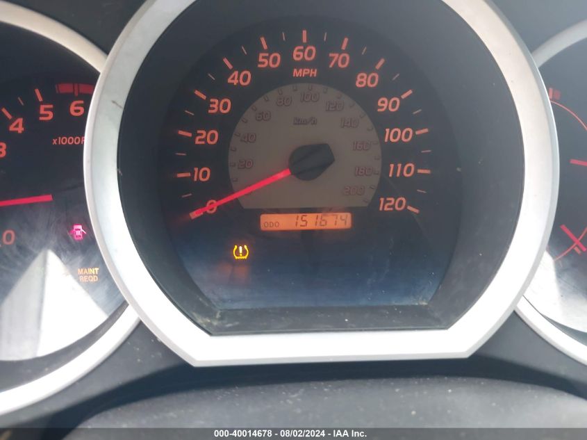 2006 Toyota Tacoma Base V6 VIN: 5TEUU42N66Z165162 Lot: 40014678