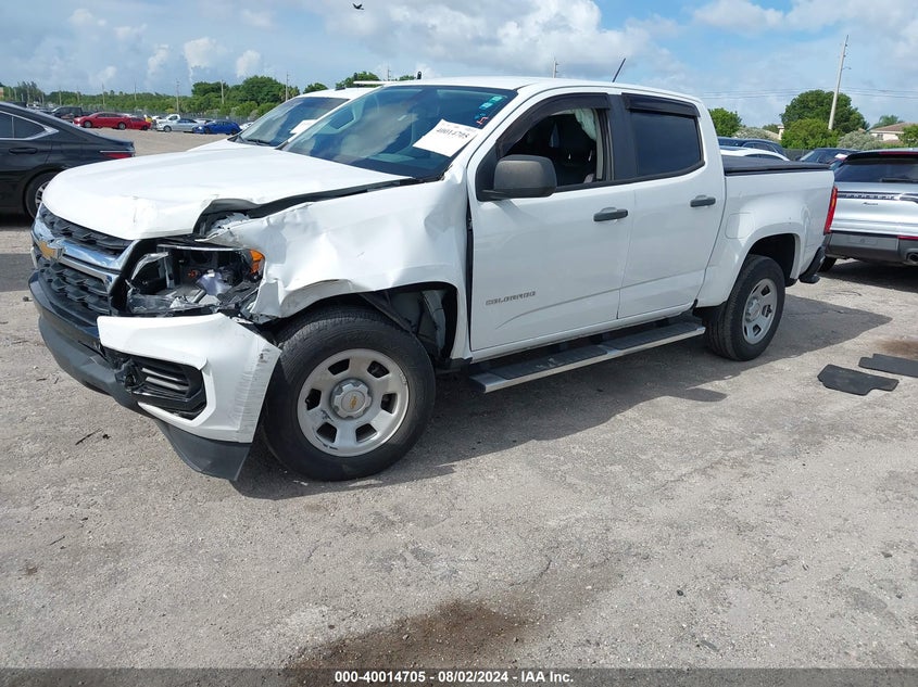2021 CHEVROLET COLORADO VIN: 5N1AT2MV7FC882168