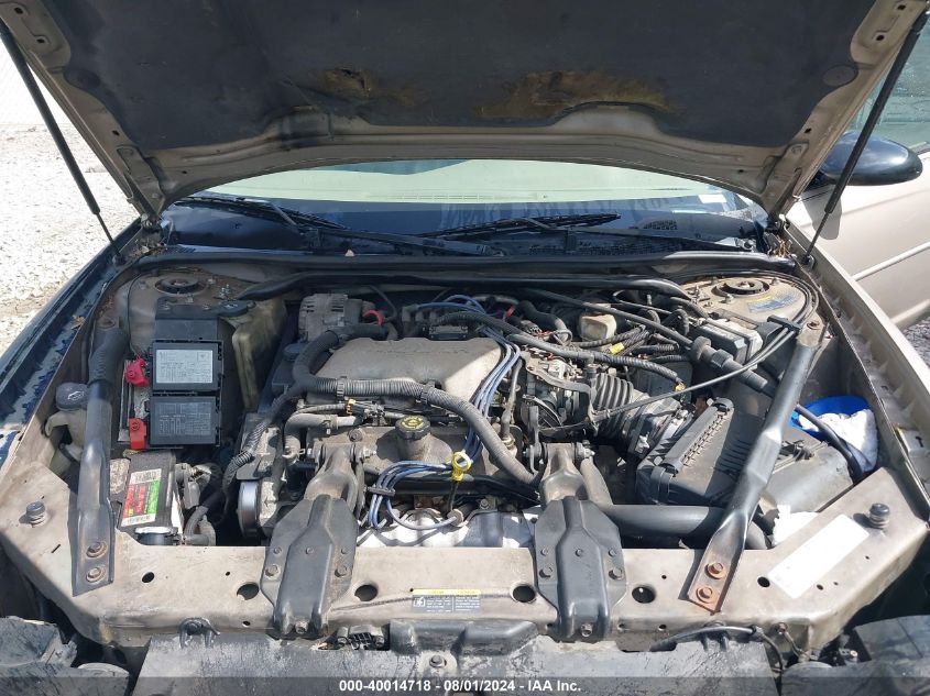 2002 Chevrolet Monte Carlo Ls VIN: 2G1WW12E029310626 Lot: 40014718