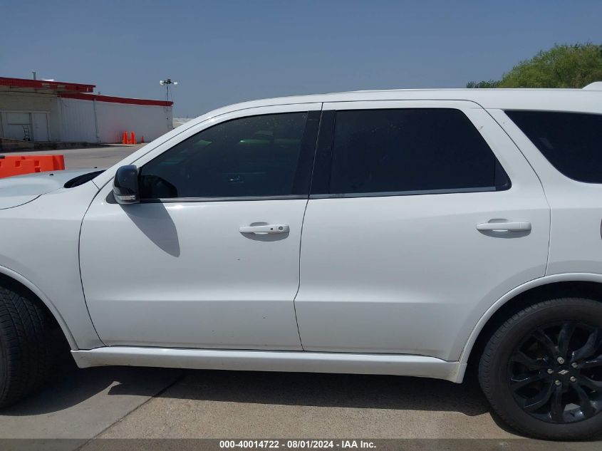 2019 Dodge Durango R/T Awd VIN: 1C4SDJCT7KC652320 Lot: 40014722