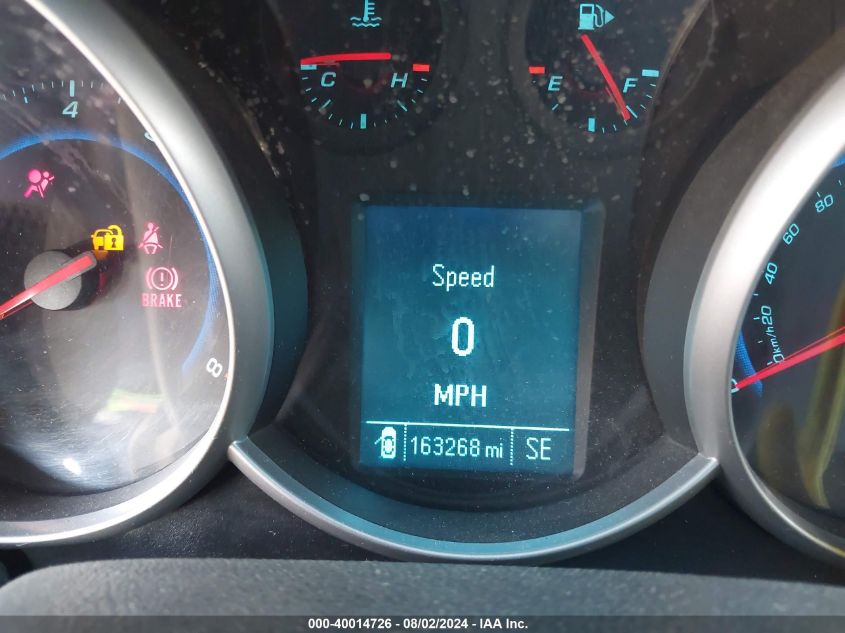 2012 Chevrolet Cruze Eco VIN: 1G1PK5SC2C7184228 Lot: 40014726