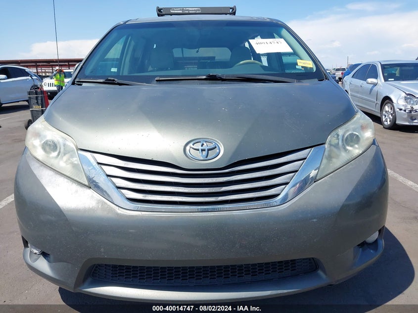 2011 Toyota Sienna Xle V6 VIN: 5TDYK3DCXBS018752 Lot: 40014747