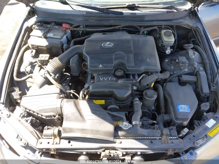 2005 Lexus Is 300 VIN: JTHBD192X50097768 Lot: 40014793