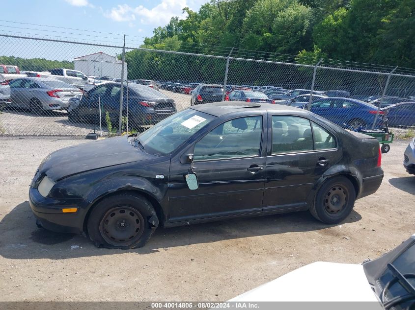 2001 Volkswagen Jetta Gls VIN: 3VWSK69M01M165229 Lot: 40014805